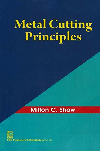 metal cutting principles m c shaw pdf free download Reader